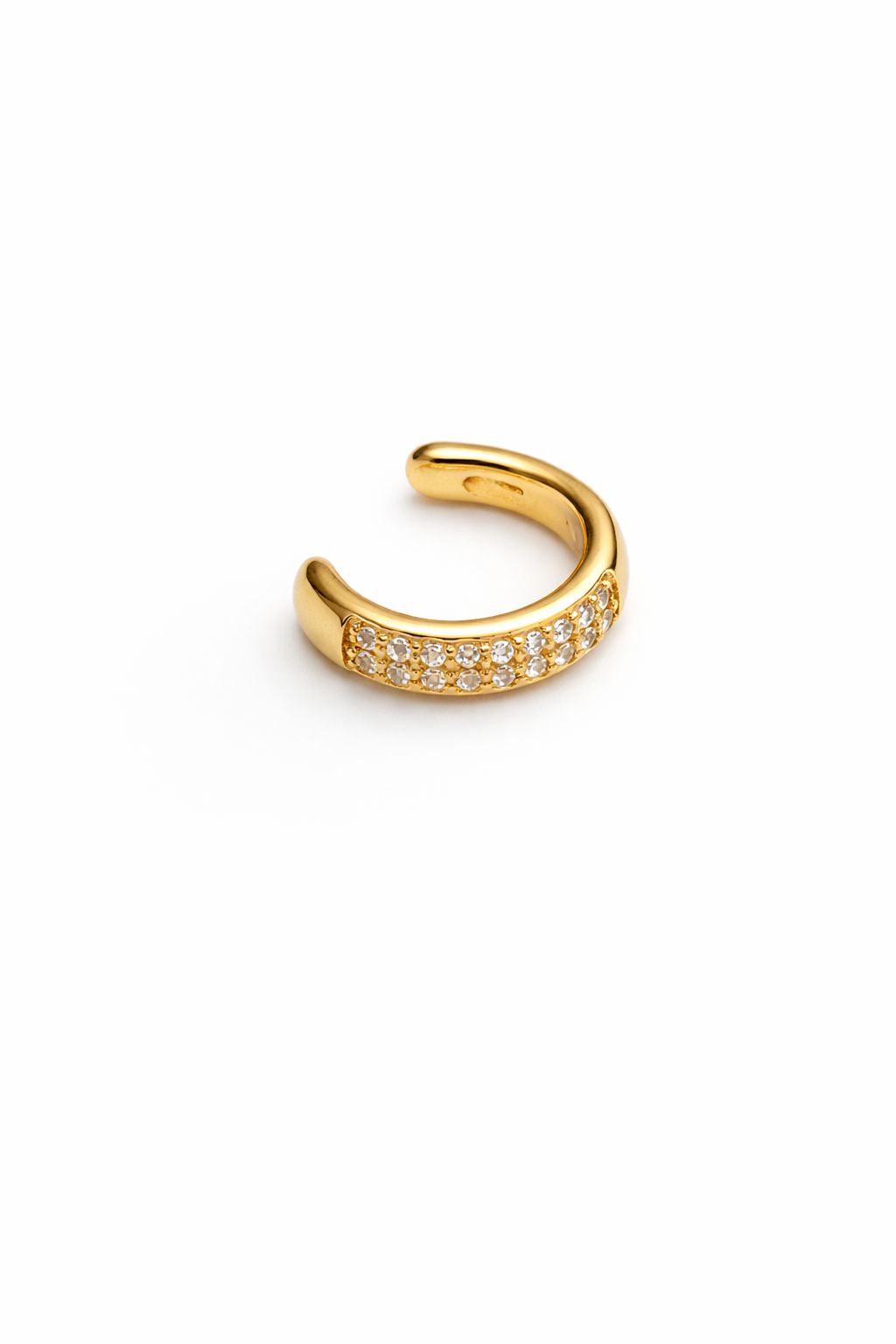 Γυναικείο Ear Cuff Crystal Gold Minimal