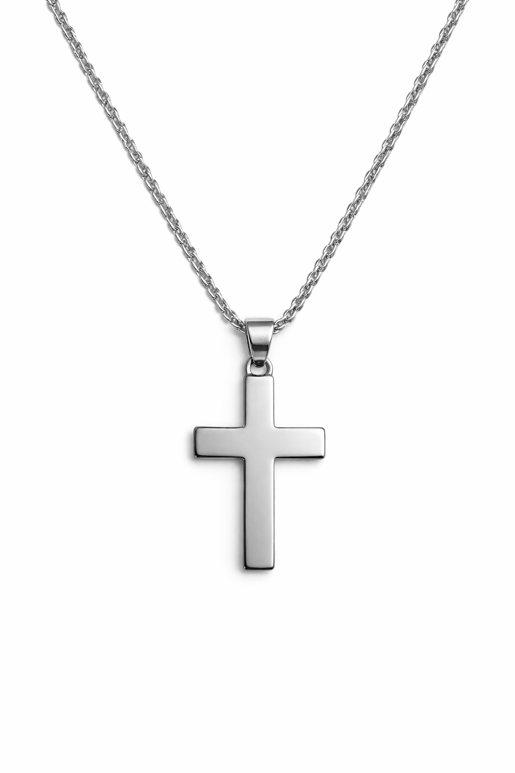Ασημένιο Κολιέ Σταυρός – Minimal Unisex Κόσμημα