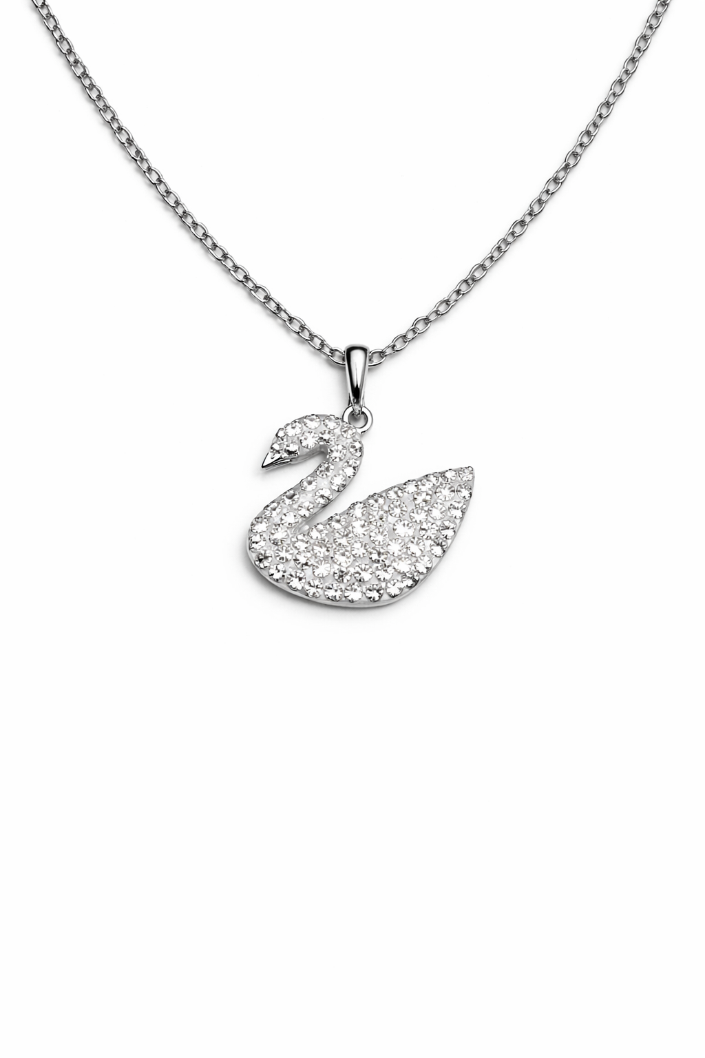 Γυναικείο Κολιέ White Swan Crystal